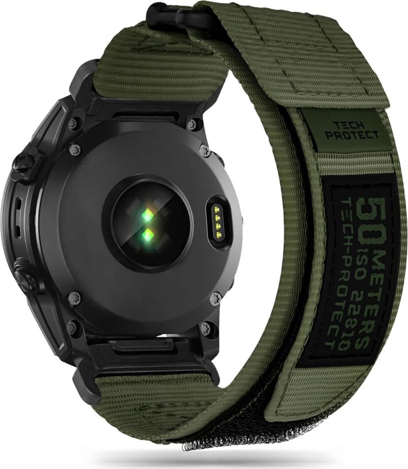 TECH-PROTECT SCOUT PRO ”2” GARMIN FENIX 3 / 5X / 3HR / 5X PLUS / 6X / 6X PRO / 7X MILITARY GREEN