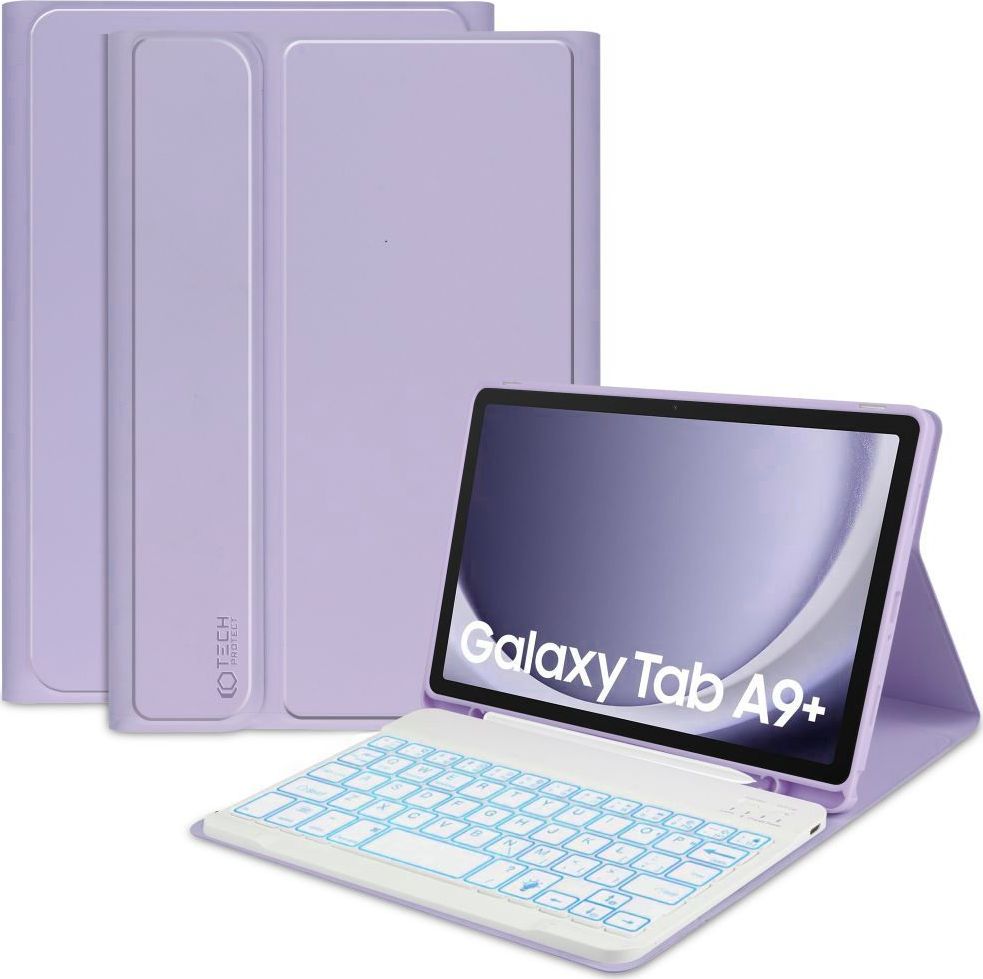 TECH-PROTECT SC PEN + KEYBOARD GALAXY TAB A9+ PLUS 11.0 X210 / X215 / X216 VIOLET