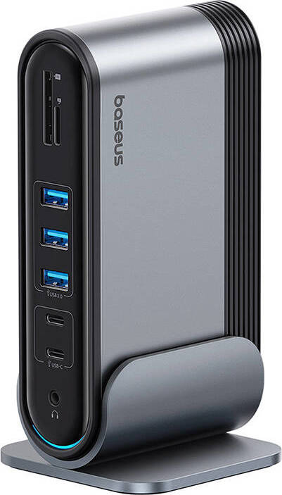 Rozbočovač Baseus UnionJoy 17portový (USB-C na HDMI+DP+USB+PD+PC+RJ45+SD/TF+3,5 mm+DC）)