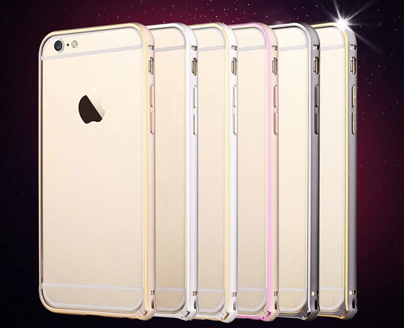 Luxusní kryt pro iPhone 6 PLUS - Steel Shield Barva: Tmavě šedý/zlatý