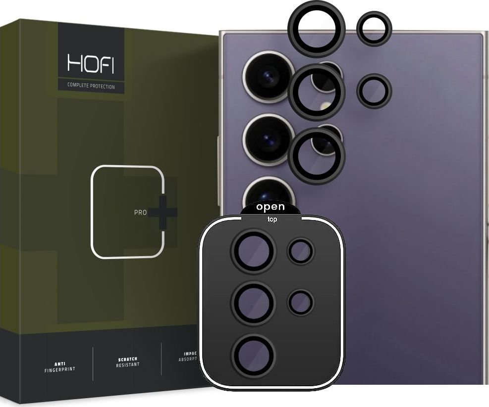 Ochrana čočky fotoaparátu HOFI CAMRING PRO+ GALAXY S24 ULTRA BLACK