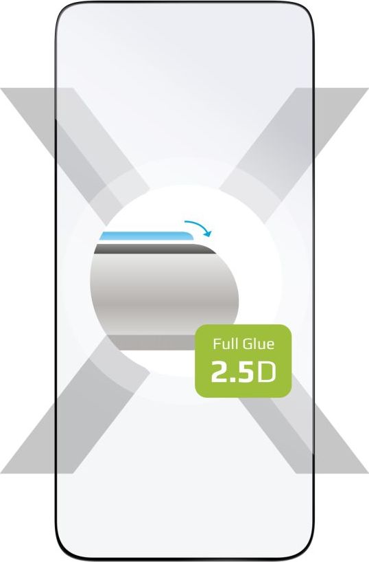 Ochranné tvrzené sklo FIXED Full-Cover pro Samsung Galaxy S24+, lepení přes celý displej, černé