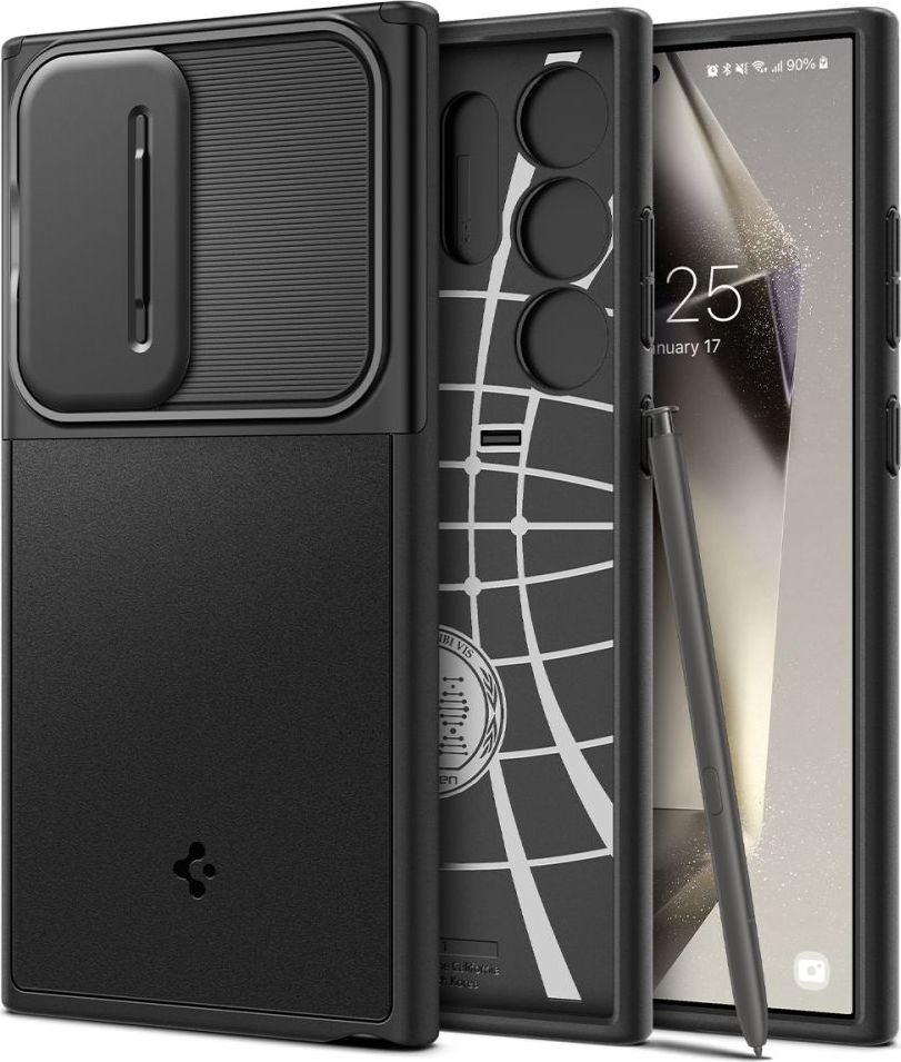 SPIGEN OPTIK ARMOR GALAXY S24 ULTRA BLACK