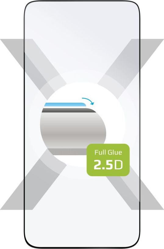 Ochranné tvrzené sklo FIXED Full-Cover pro Samsung Galaxy S24, lepení přes celý displej, černé