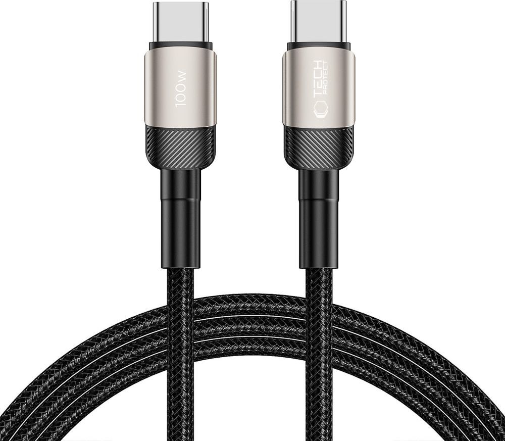 TECH-PROTECT ULTRABOOST EVO TYPE-C CABLE PD 100W / 5A 200CM TITANIUM