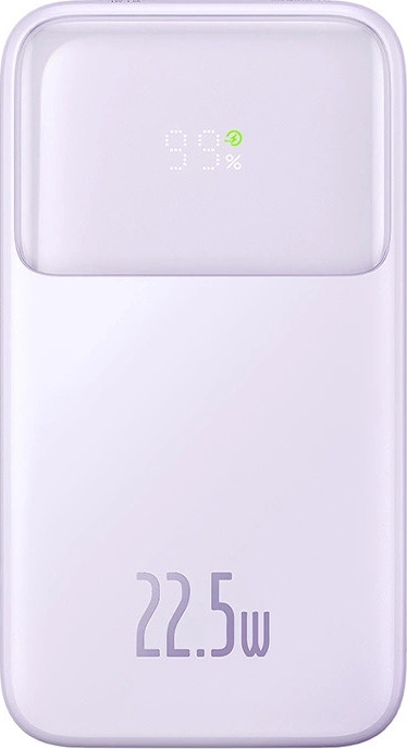 Powerbanka Baseus Comet s kabelem USB-C, 10000 mAh, 22,5 W (fialová)