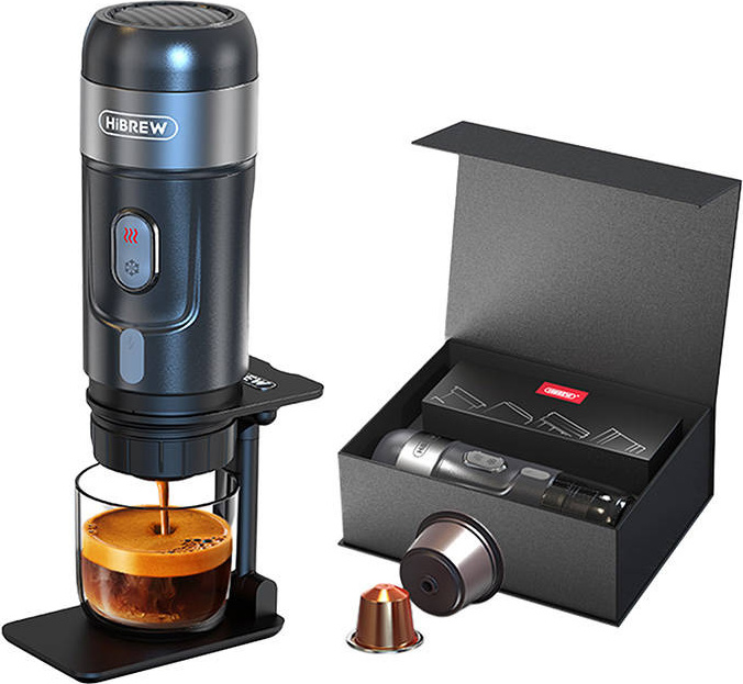 Přenosný kávovar 3 v 1 s kufříkem 80W HiBREW H4A