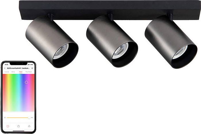 Stropní reflektor Yeelight YLDDL-0085-B (tři žárovky) černý