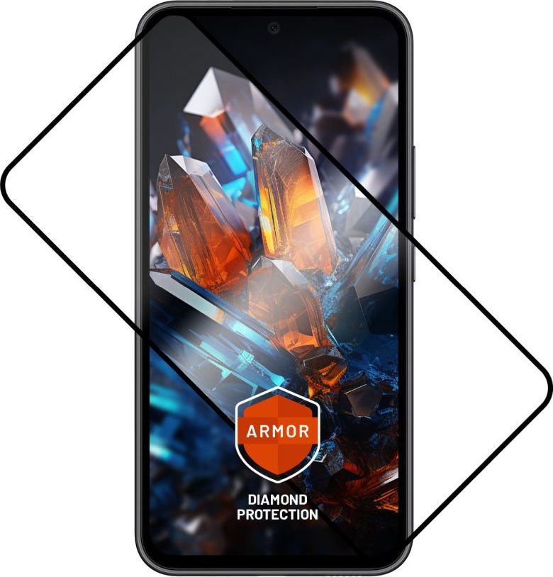 Prémiové ochranné tvrzené sklo FIXED Armor s aplikátorem pro Samsung Galaxy A54 5G, černé