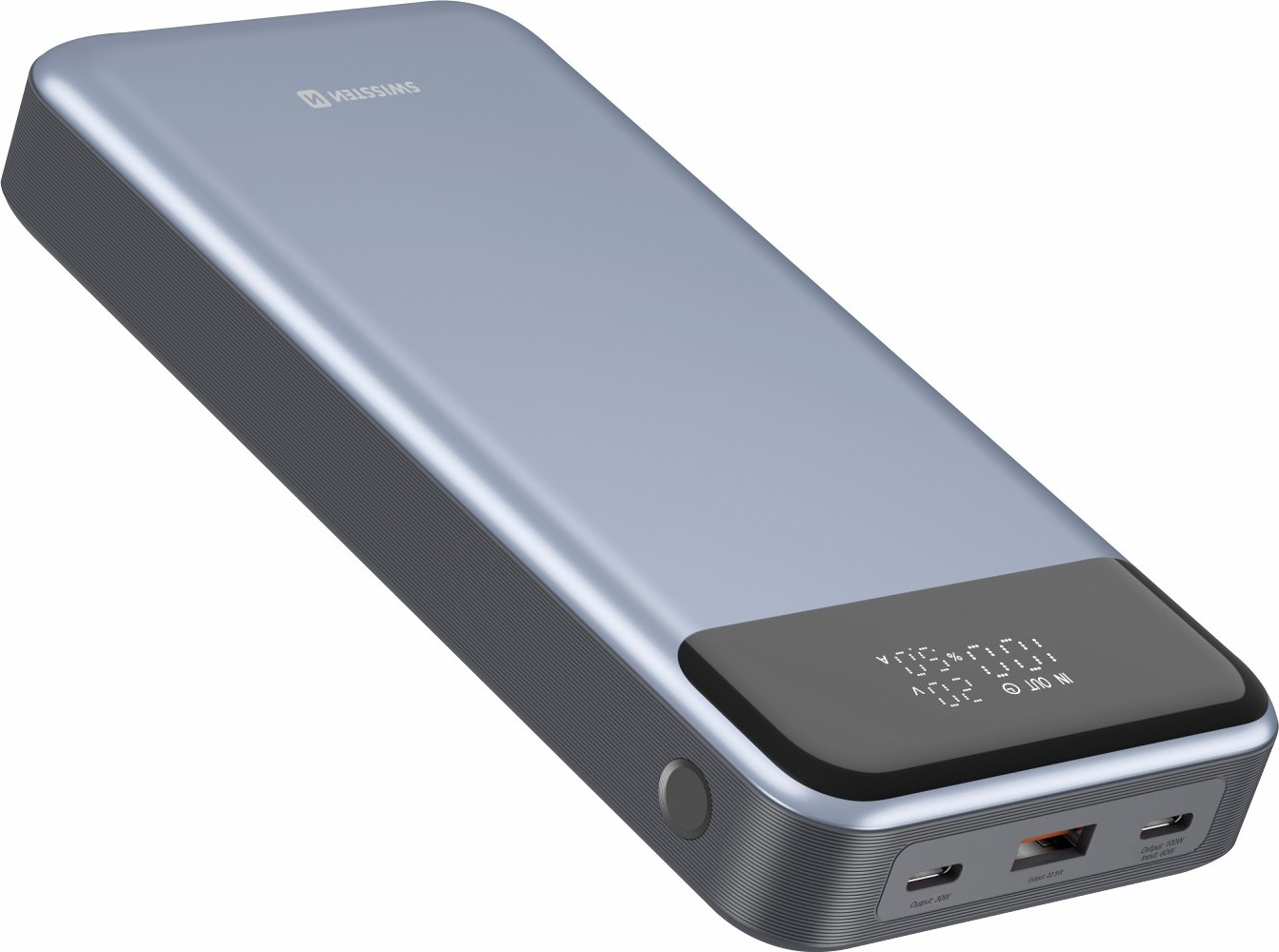 SWISSTEN Power Bank 30000 mAh pro notebooky 133W Power Delivery Grey