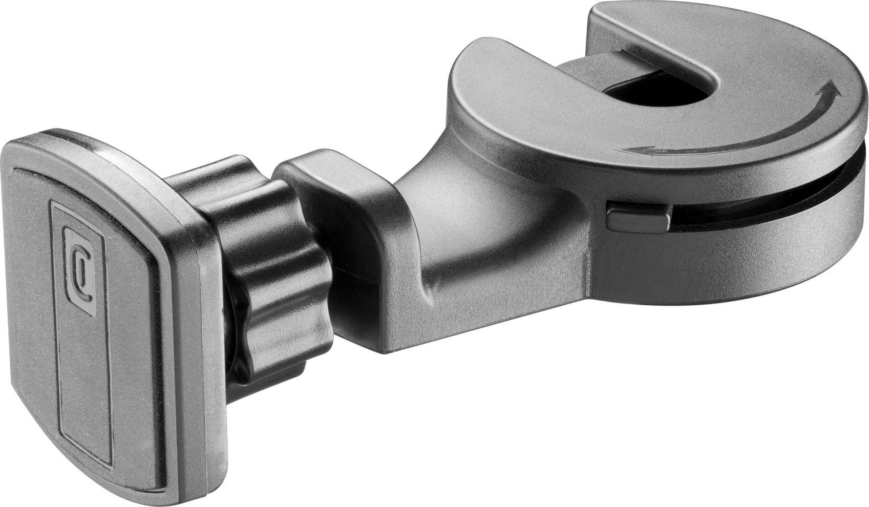 Magnetický držák Cellularline Touch Hook do opěrky hlavy, černý