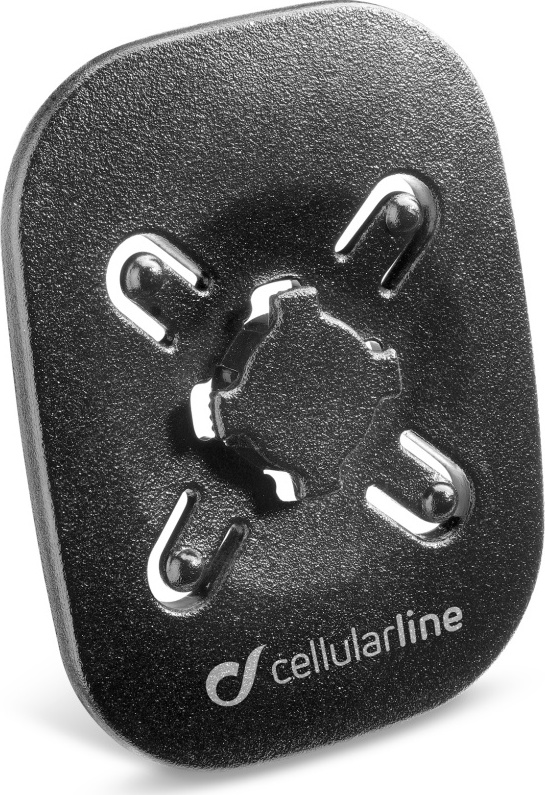 Univerzální klip pro uchycení telefonu Cellularline Handy Clip, 2x držák, 1x klip na přístroj, černý