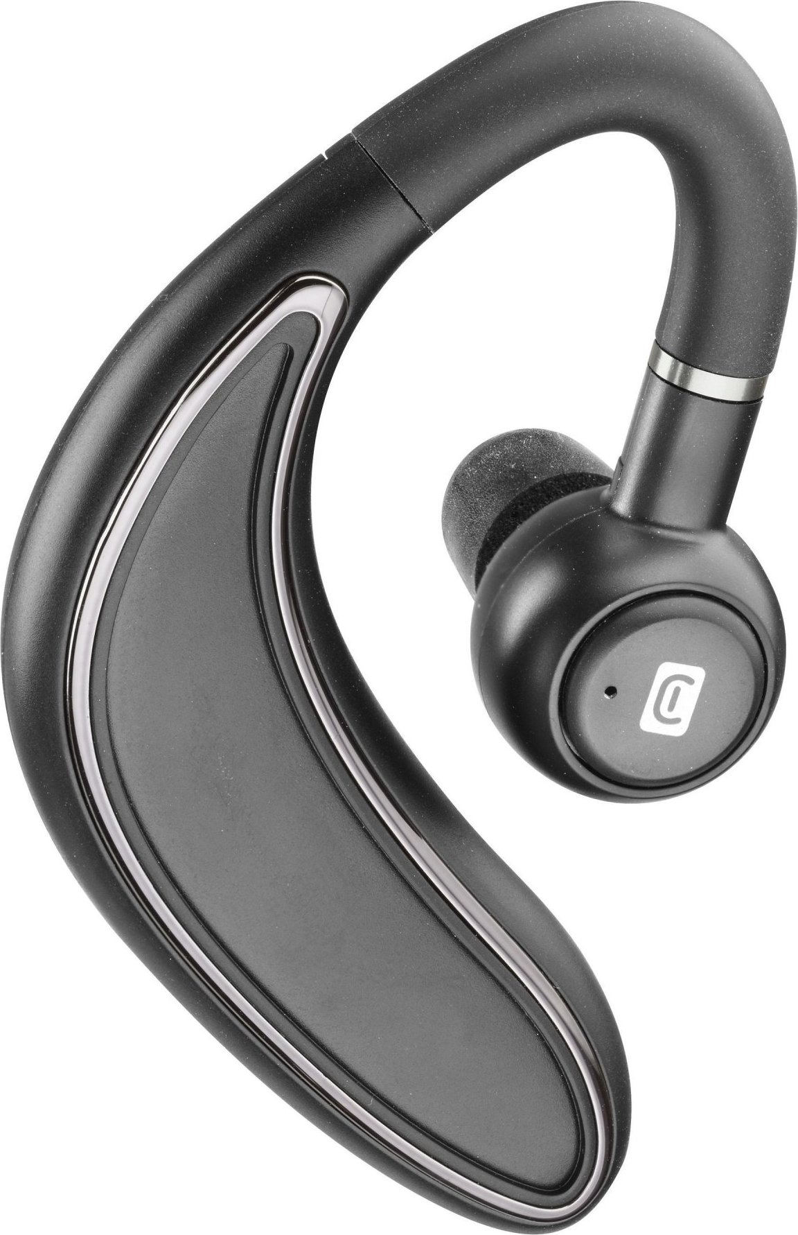 Bluetooth headset Cellularline Bold s ergonomickým tvarem, černý