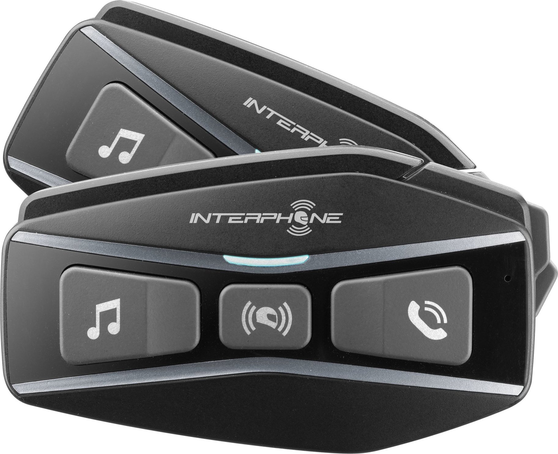 Bluetooth headset pro uzavřené a otevřené přilby Interphone U-COM16, Twin Pack
