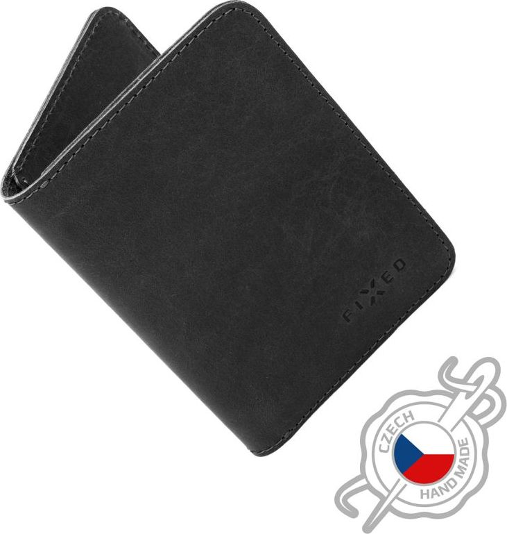 Kožená peněženka FIXED Wallet XL, černá