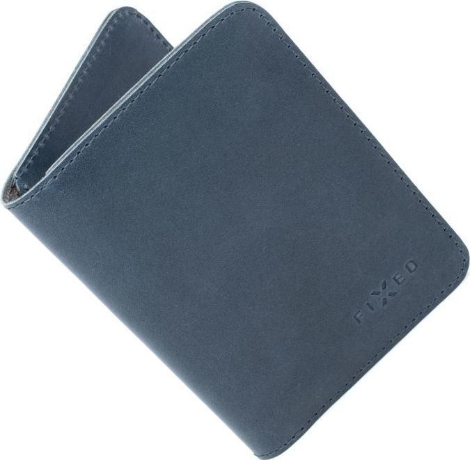 Kožená peněženka FIXED Wallet XL, modrá
