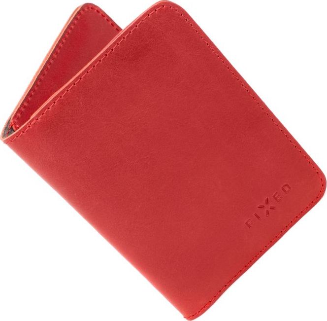 Kožená peněženka FIXED Wallet XL, červená
