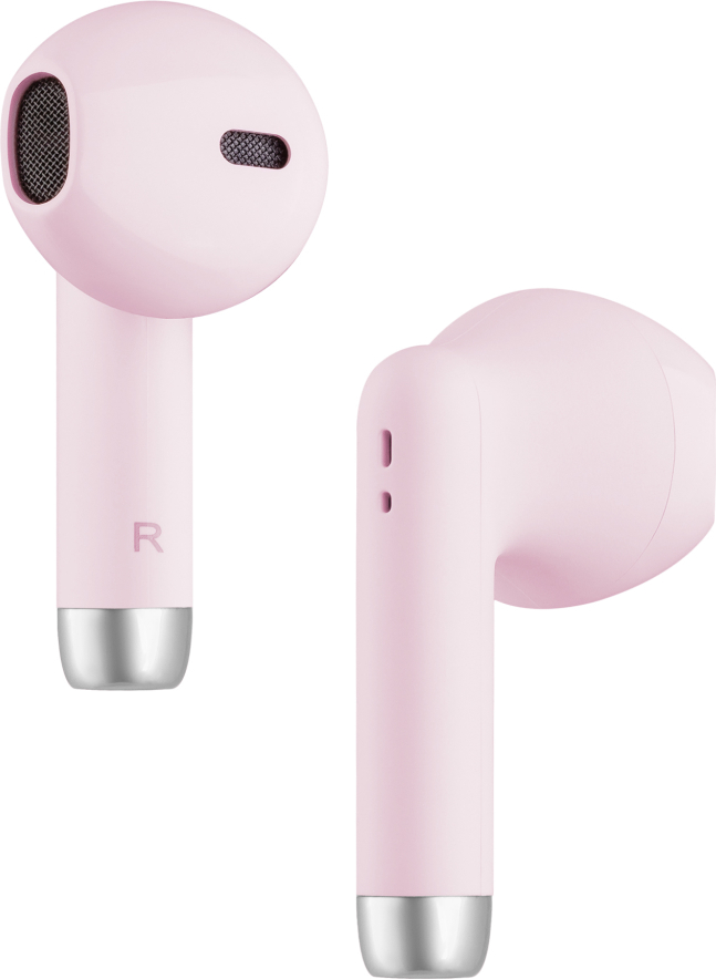 Bezdrátová TWS sluchátka FIXED Pods, růžová