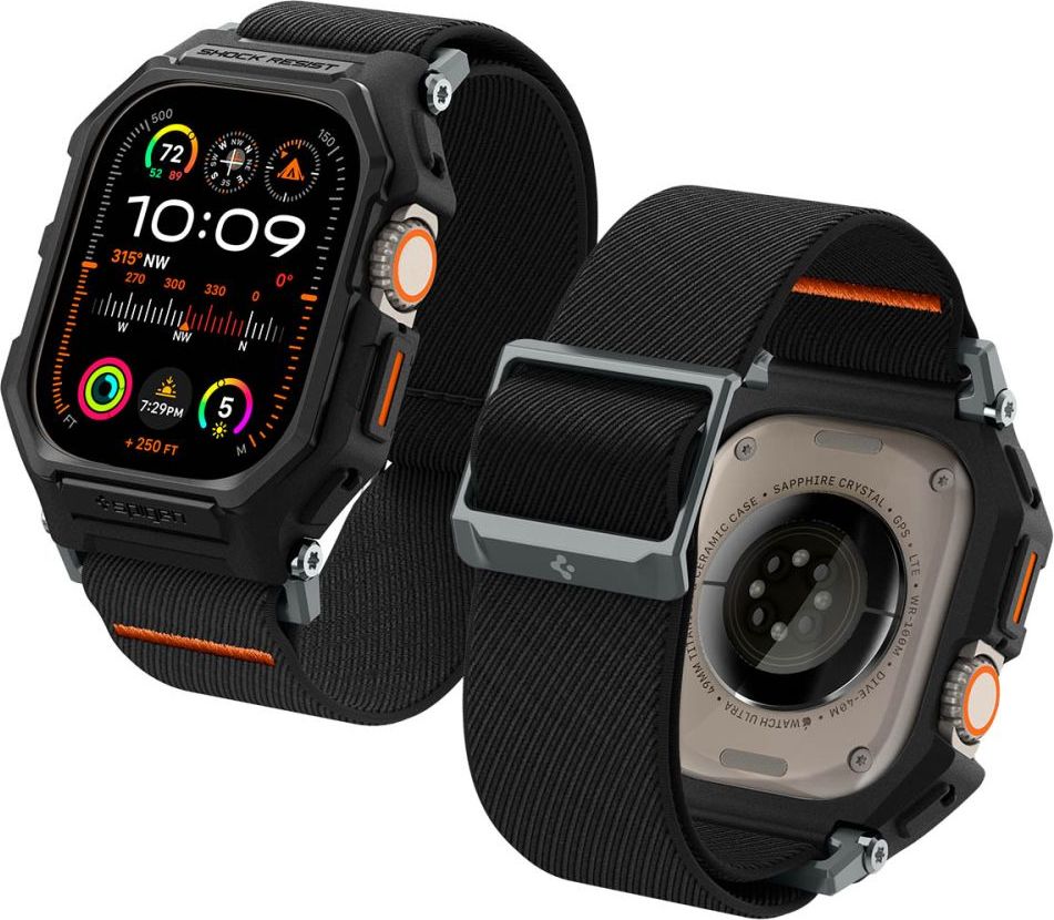 SPIGEN LITE FIT ”PRO” APPLE WATCH ULTRA 1 / 2 (49 MM) MATTE BLACK