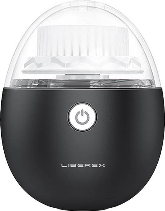 Vibrující kartáček na čištění obličeje Liberex Egg (černý)