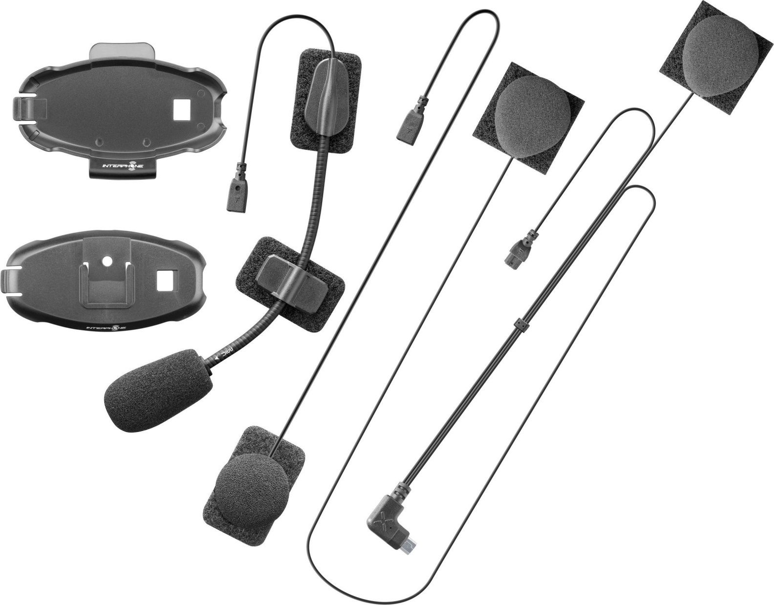 Univerzální audio kit s plochým jackem pro interkomy Active a Connect