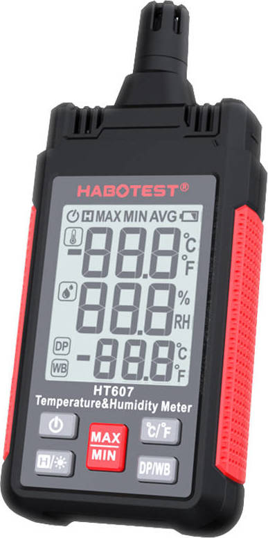 Měřič teploty a vlhkosti Habotest HT607