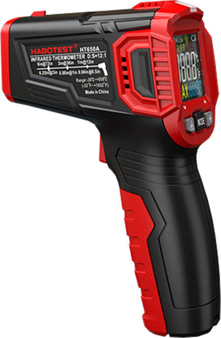 Bezkontaktní laserový teploměr Habotest HT650B