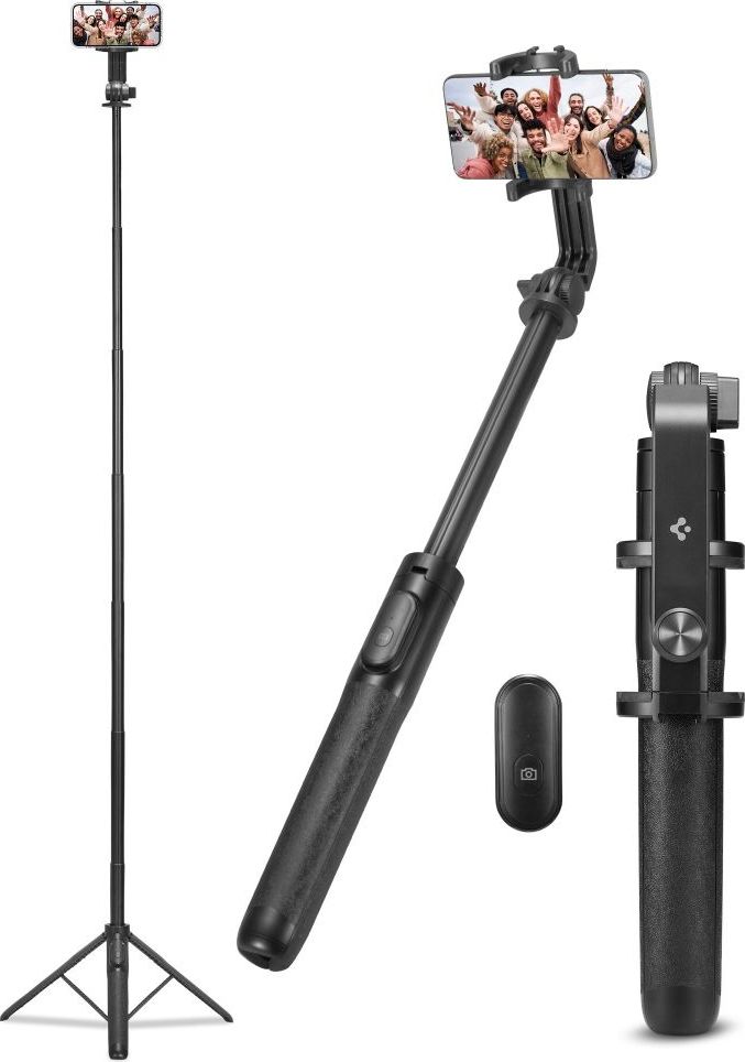 SPIGEN S560W BLUETOOTH SELFIE STICK LONG TRIPOD BLACK