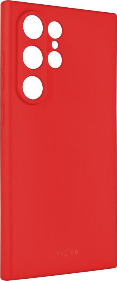 Zadní pogumovaný kryt FIXED Story pro Samsung Galaxy S24 Ultra, červený