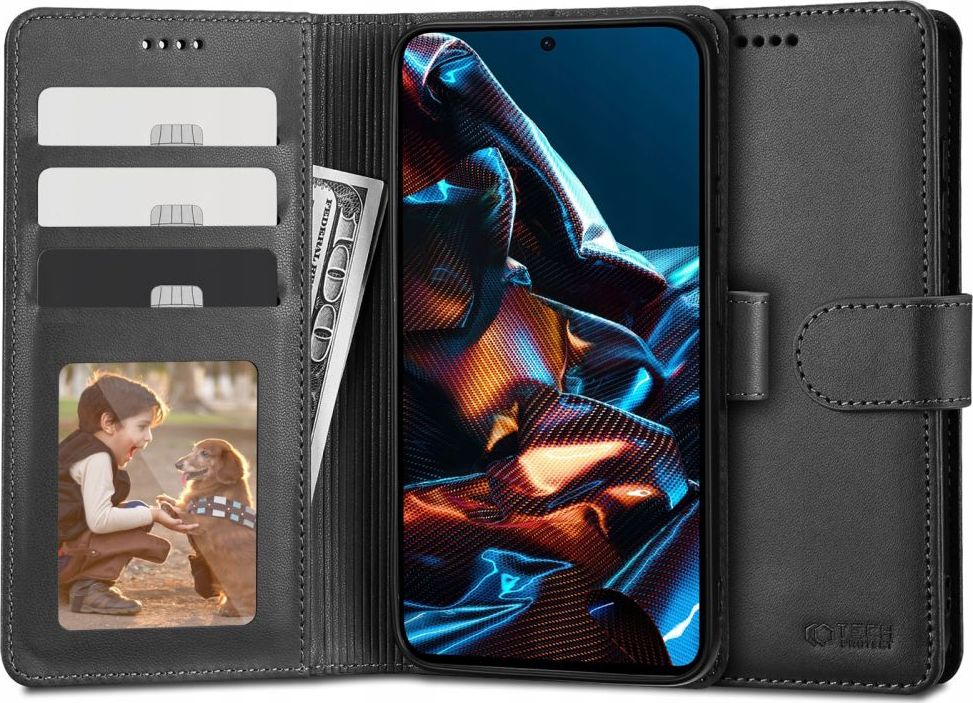 TECH-PROTECT WALLET XIAOMI REDMI NOTE 12 PRO 5G / POCO X5 PRO 5G BLACK