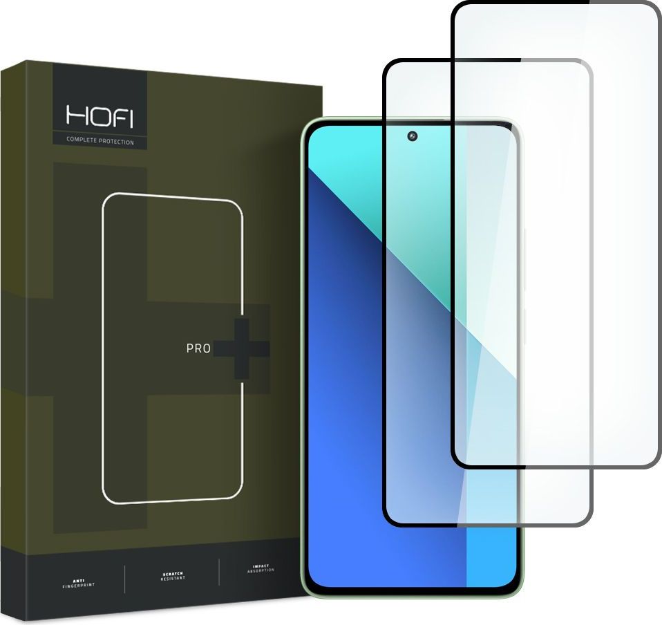 Tvrzené sklo 2x HOFI GLASS PRO+ 2-PACK XIAOMI REDMI NOTE 13 4G / LTE BLACK