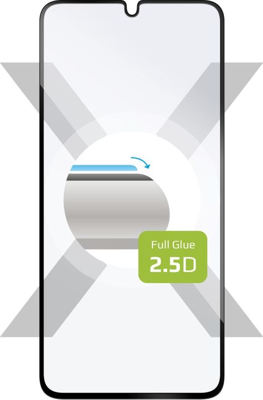 Ochranné tvrzené sklo FIXED Full-Cover pro Samsung Galaxy A34 5G, černé