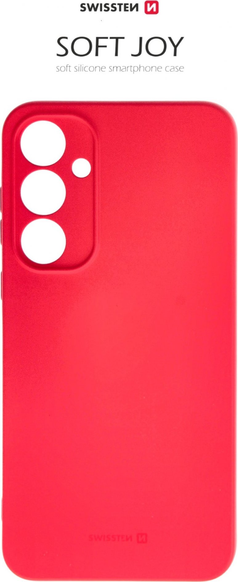POUZDRO SWISSTEN SOFT JOY PRO SAMSUNG A556 GALAXY A55 5G ČERVENÉ