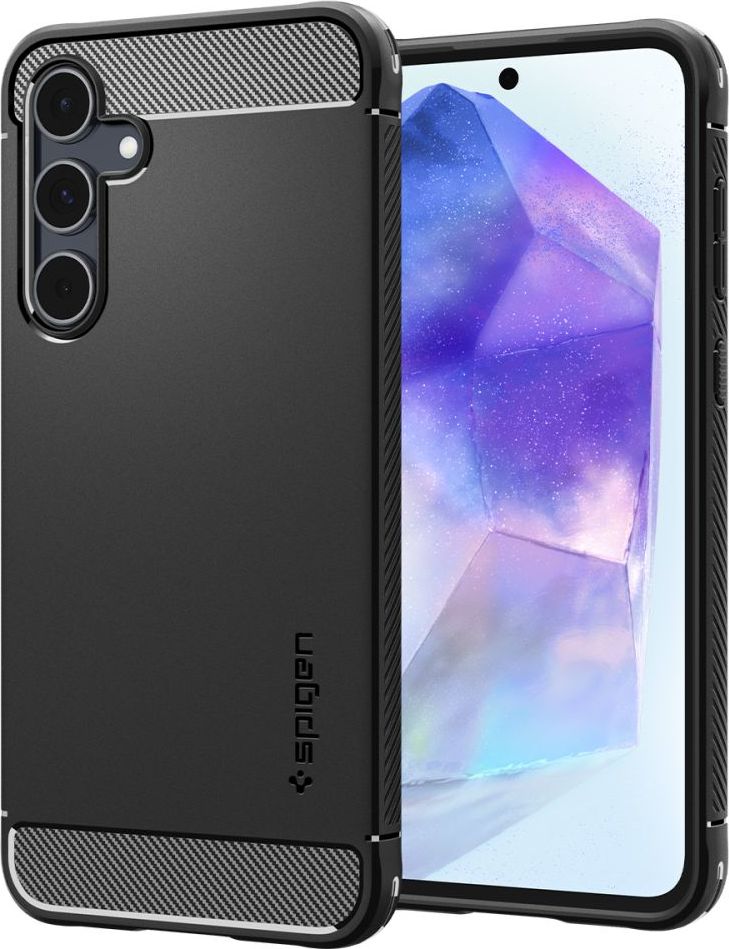 SPIGEN RUGGED ARMOR GALAXY A55 5G MATTE BLACK