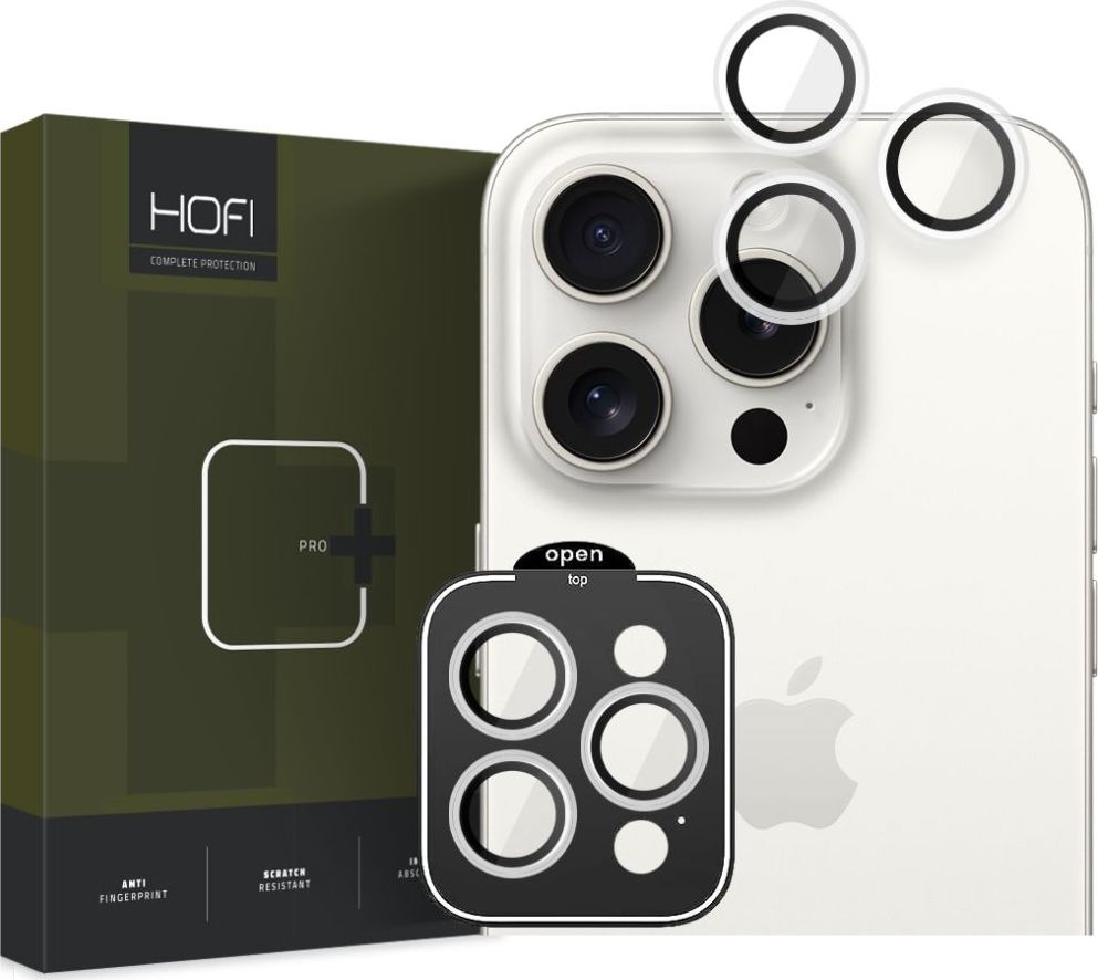 Ochranné sklo čočky objektivu HOFI CAMRING PRO+ IPHONE 15 PRO / 15 PRO MAX CLEAR