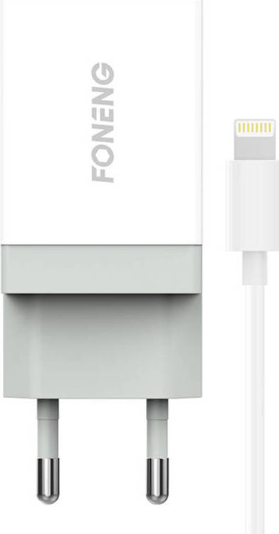 Nabíječka Foneng 1x USB K210 + kabel USB Lightning pro iPhone