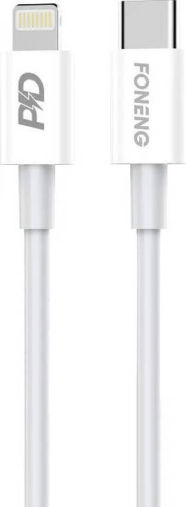 Kabel USB-C na Lighting Foneng X31 pro iPhone, 20W 1 m (bílý)