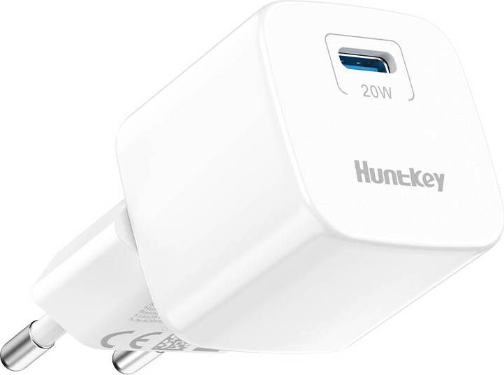 Nabíječka do sítě (rychlonabíječka pro iPhone, Samsung, Xiaomi a další) HuntKey K20 EU PD 20W