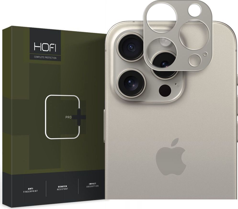Ochrana čočky fotoaparátu HOFI ALUCAM PRO+ IPHONE 15 PRO / 15 PRO MAX TITANIUM
