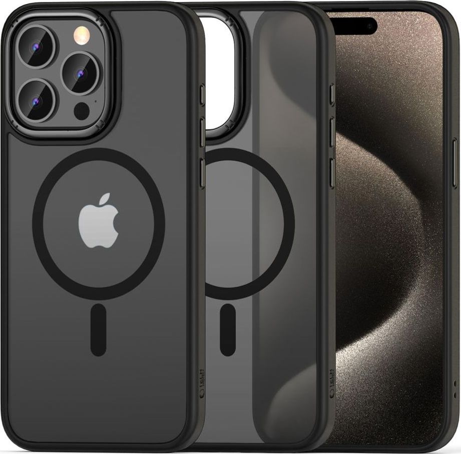 TECH-PROTECT MAGMAT ”2” MAGSAFE IPHONE 15 PRO MAX MATTE BLACK
