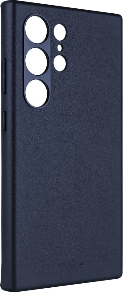 Kožený zadní kryt FIXED MagLeather s podporou MagSafe pro Samsung Galaxy S24 Ultra, modrý