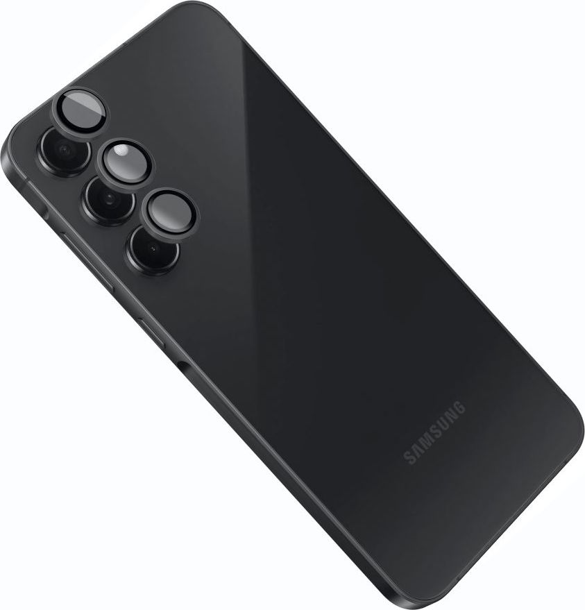 Ochranná skla čoček fotoaparátů FIXED Camera Glass pro Samsung Galaxy A15/A15 5G, černá