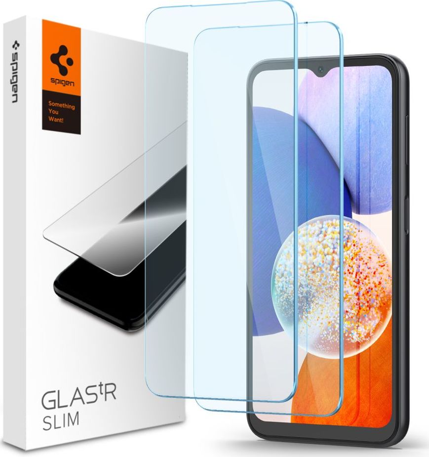 Tvrzené sklo SPIGEN GLAS.TR SLIM 2-PACK GALAXY A15 4G / 5G / A25 5G / M15 5G CLEAR
