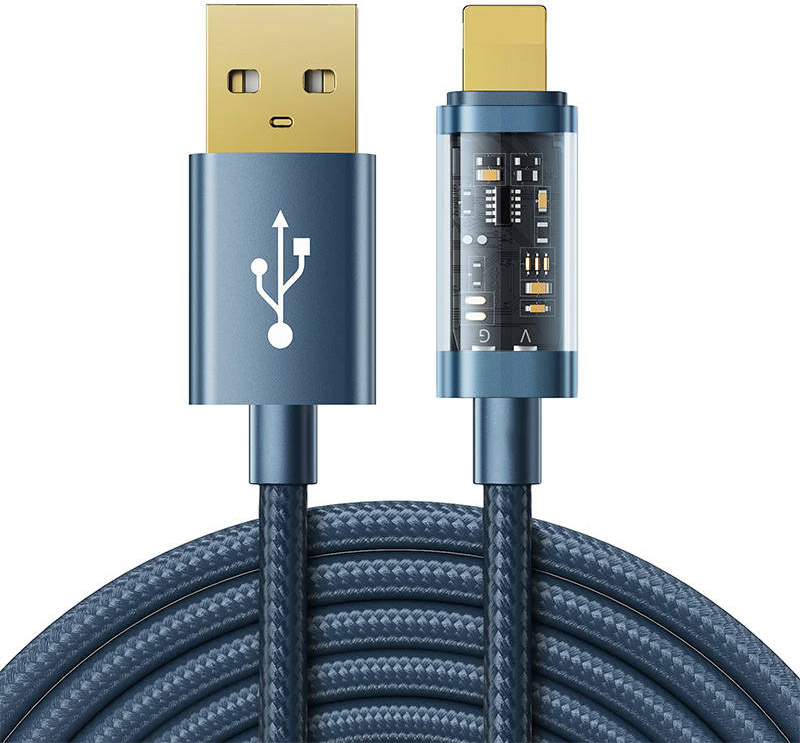 Kabel USB-A na Lightning / 2,4A / 1,2 m Joyroom S-UL012A12 (modrý)
