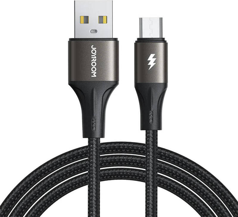 Kabel USB Joyroom Light-Speed USB na Micro USB SA25-AM3, 3A, 1,2 m (černý)