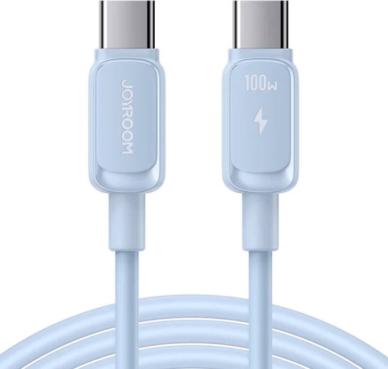 Joyroom Multi-Color Series A14 USB-C / USB-C Cable 100W 1.2 m - Blue