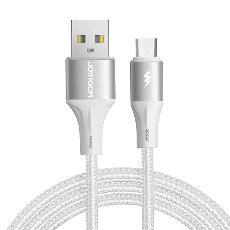 Kabel Joyroom Light-Speed USB na Micro USB SA25-AM3, 3A, 2m (bílý)