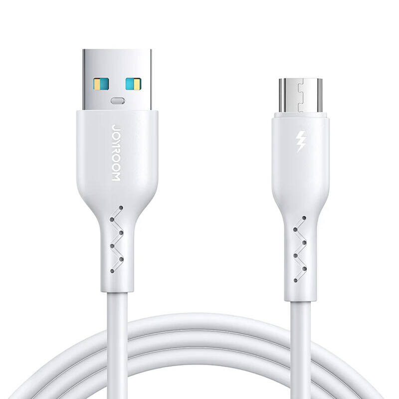 Kabel Flash Charge USB na Micro USB Joyroom SA26-AM3 / 3A / 1m (bílý)