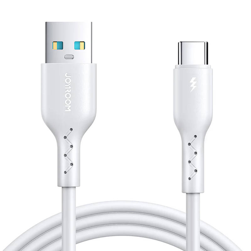 Kabel Flash Charge USB na USB-C Joyroom SA26-AC3 / 3A / 1m (bílý)