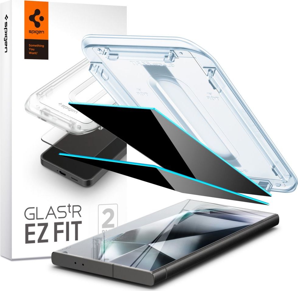 Tvrzené sklo SPIGEN GLAS.TR ”EZ FIT” 2-PACK GALAXY S24 ULTRA PRIVACY